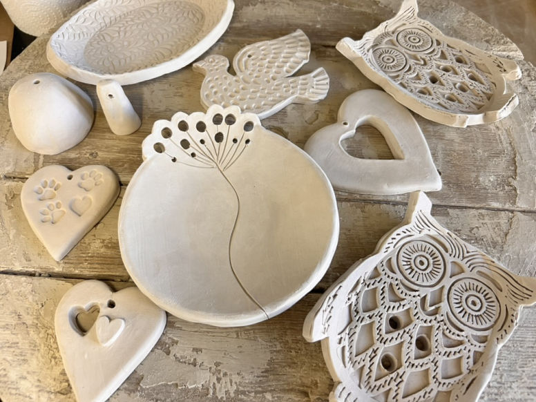 Céramique en séchage