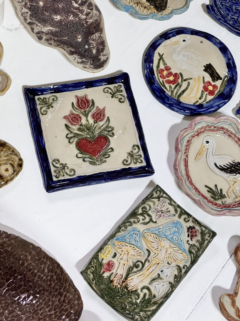 Céramique dans le four